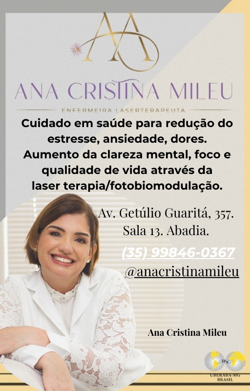 Ana Cristina Mileu — Enfermeira Laserterapeuta