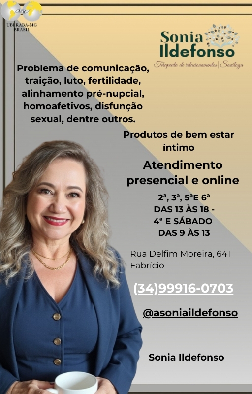 Sonia Ildefonso — Terapeuta de Relacionamentos